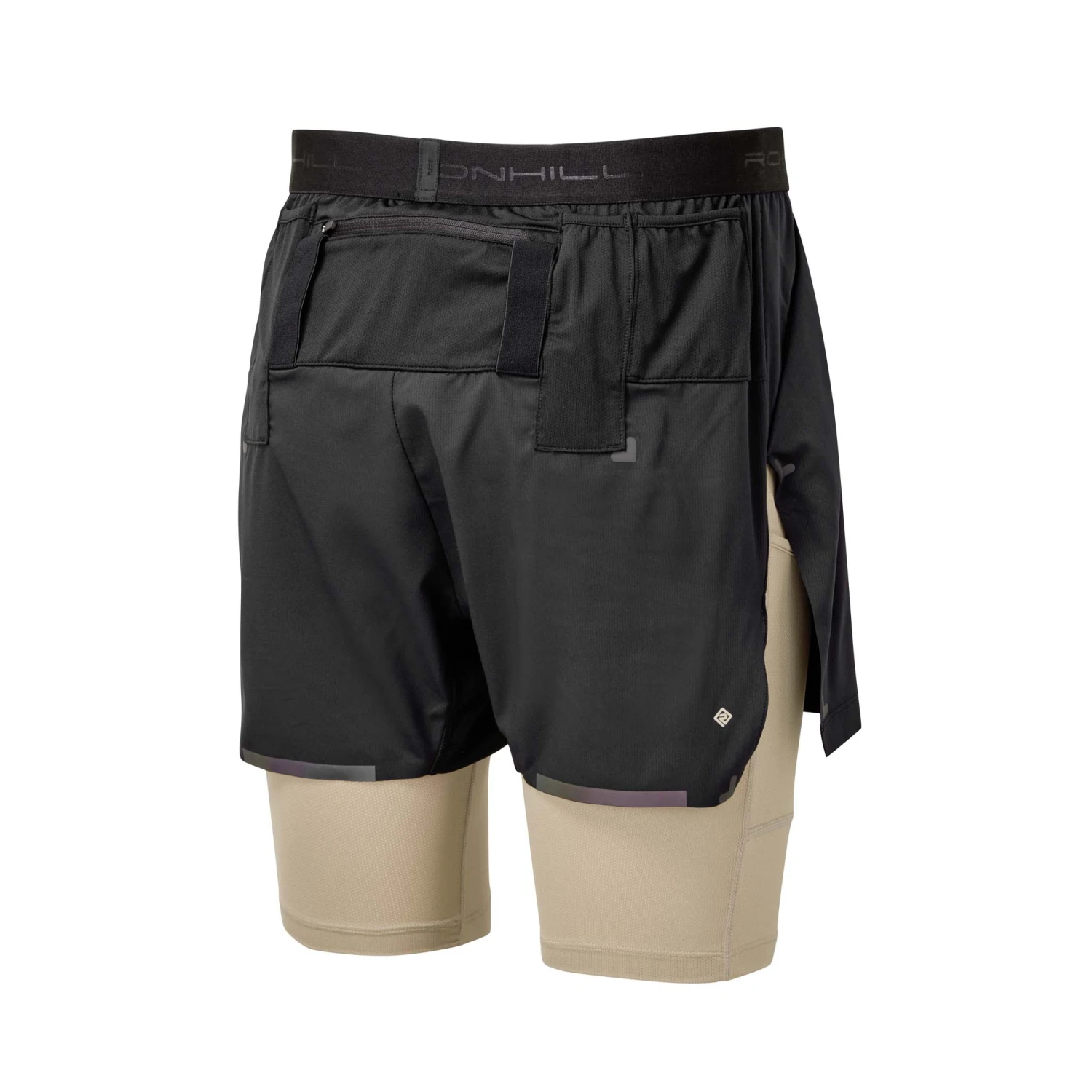 Ronhill | Men's Tech Ultra Twin Short - Black 4 Ronhill | Men's Tech Ultra Twin Short - Black - Image 2