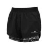 Ronhill | Women's Life Twin Short - Black -Cheap Sports Store RH 005543RH 00971 W Ronhill LifeTwinShort front