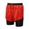 Ronhill | Men's Tech Distance Twin Short - Flame -Cheap Sports Store RH 006596R0091 M Ronhill TechDistanceTwinShort front