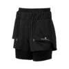 Ronhill | Women's Tech Twin Short - All Black 1 Ronhill | Women's Tech Twin Short - All Black -Cheap Sports Store RH 006732R009 W Ronhill TechTwinShort front
