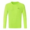 Ronhill | Men's Core L/S Tee - Fluo Yellow -Cheap Sports Store RH005790R042 M ronhill corelstee front