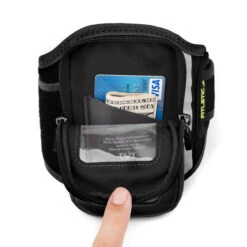 Fitletic | Unisex Forte Running Arm Band -Cheap Sports Store forte black interior pocket 2